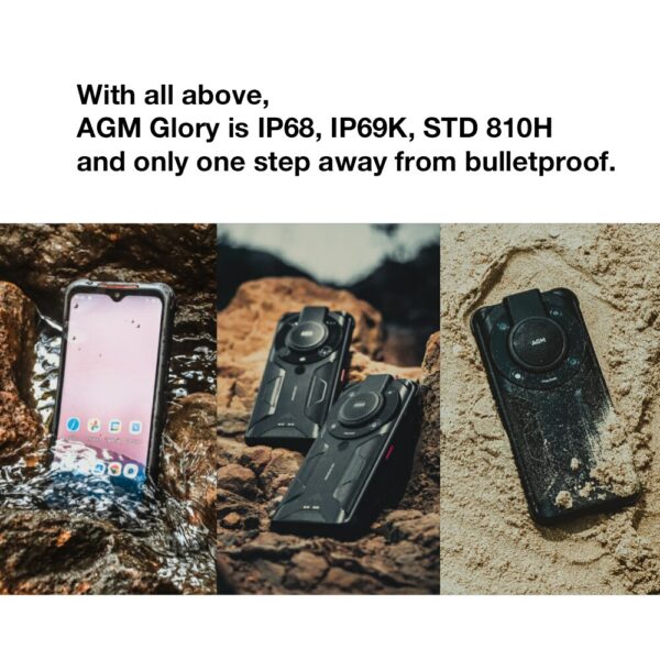 AGM Glory SE Rugged Smartphone 48MP Anti-Cold 6200mAh Battery Rugged Phone 8GB+128GB NFC Cellphone 5G 6.53" IP68 Fast Charging - Image 6