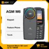 AGM M6 Big Fonts Featured Phone Keypad Rugged Phone Waterproof Mobile Phone Senior Elderly Phone Cellphones 2500mAh Battery