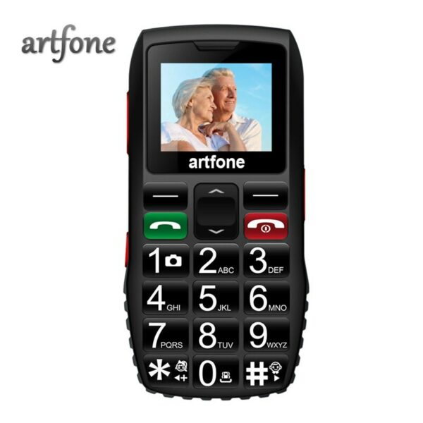 Artfone Big Button Mobile Phone for Elderly,Upgraded GSM Mobile Phone With SOS Button | 1400mAh Battery Torch Side Buttons(2G) - Image 2