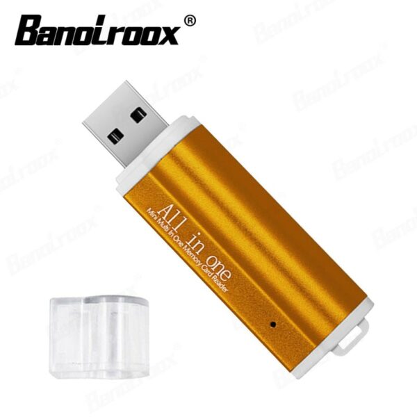 Banolroox All in one Card Reader Micro SD Adapter Card Reader USB C for M2 MMC MS PRO DUO Memory Card Reader Multi-Function - Image 3