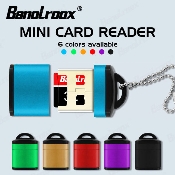 Banolroox Memory Card Reader Micro SD Card Reader Adapter for TF/Microsd cards SD Memory Reading USB 2.0 Laptop Accessories