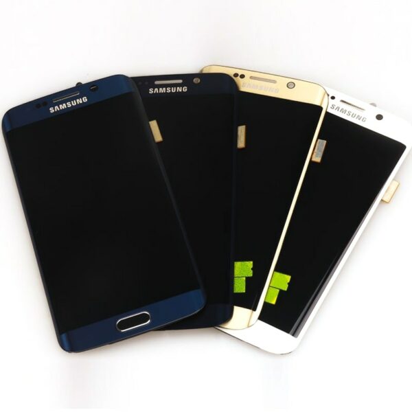 Blue/Gold/White Super AMOLED Display for SAMSUNG Galaxy S6 edge LCD with Frame G925 G925I G925F Touch Screen Repair Parts - Image 4