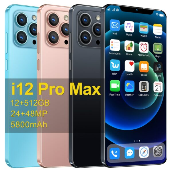 Celular I12 Pro Max 5G 5800mAh Global Version12GB 512GB Smartphone 6.7 Inch 10 Core Android 10 Cellphone Mobile Phone Unlock 4G - Image 6