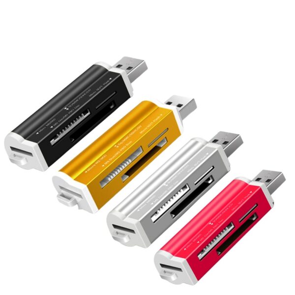 Colorful all in 1 Memory SD Card Reader for Memory Stick Pro Duo Micro SD,T-Flash card reader flash memory card reading