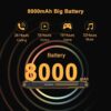 Cubot KingKong 5 Pro Android 11 NFC 64GB Global 4G LTE Waterproof IP68/IP69K Smartphone Rugged Phone 8000mAh 48MP Triple Camera - Image 5