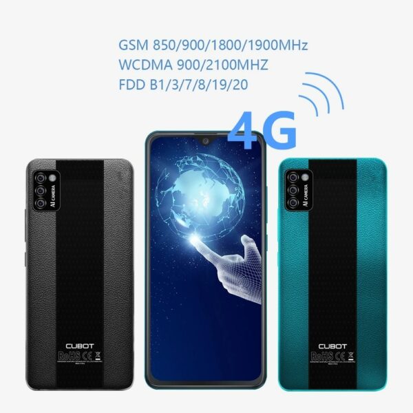 Cubot Note 7 Global Version 5.5'' Smartphone 2GB 16GB Triple Camera 13MP 4G LTE 3100mAh Android 10 Dual SIM Card mobile phone - Image 2