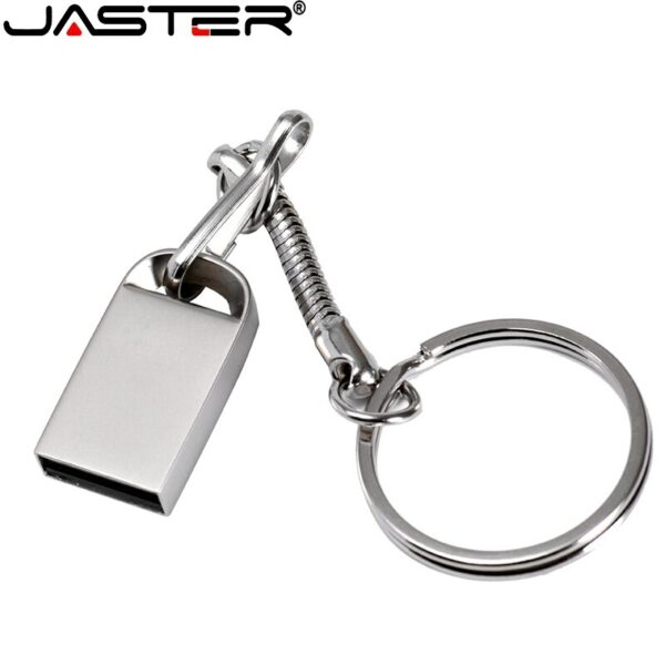 Custom LOGO Mini Metal USB 2.0 Flash Drive 4G 8G 16G 32GB 64GB 128G Key Chain Pen Drives Gifts Memory Stick Real Capacity U Disk - Image 2