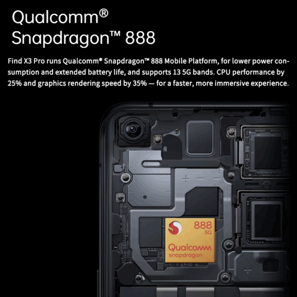 DHL Free Shipping New Original OPPO Find X3 Pro 5G Cell Phone 6.7inch AMOLED Snapdragon 888 65W Super VOOC NFC 50.0MP Camera - Image 3