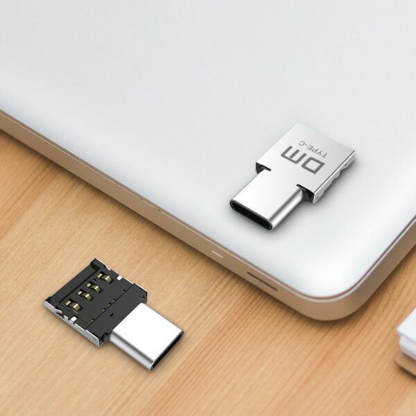 DM AD011 MINI TYPE-C Adaptor OTG function Turn normal USB into TYPE C USB flash drive - Image 4