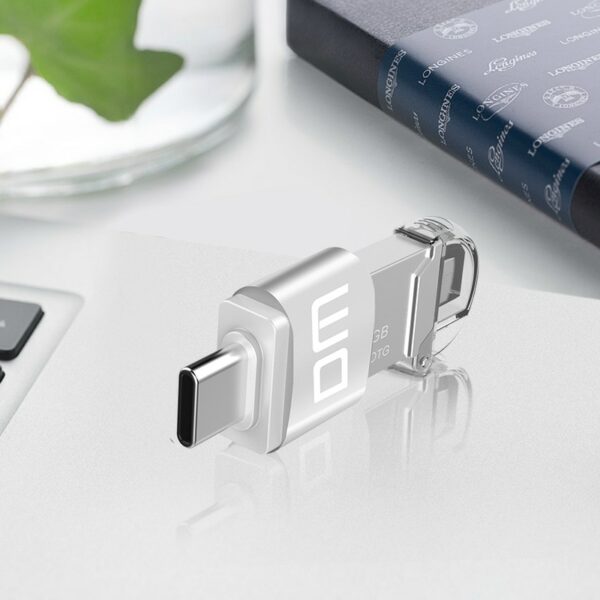 DM Type C Silver Type-C Adapter USB Converter Adapter Type USB Data Support equipment with Type-C interface - Image 4