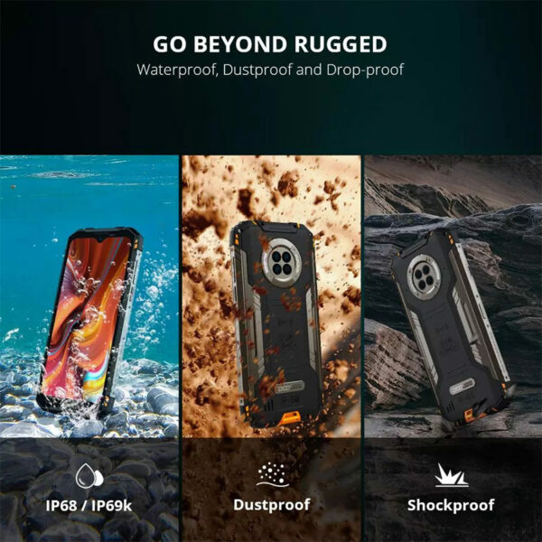 DOOGEE S96 Pro Smartphone 48MP Round Camera 20MP Infrared Night Vision 6.22'' Helio G90 Octa Core 8GB+128GB 6350mAh Rugged Phone - Image 2