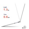 Dere Laptop V14S 14.1 inch Intel Celeron N5095 12GB RAM 512GB SSD Backlit Keyboard Pc Portable Gaming Laptop Window 10 Notebook - Image 6