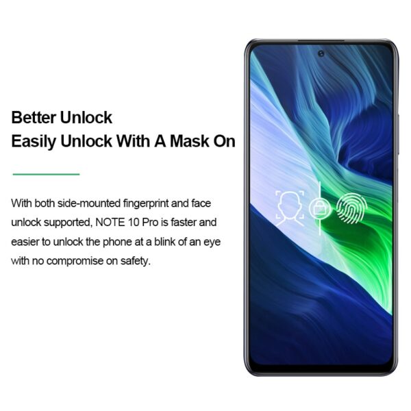 Global Infinix Note 10 Pro NFC Phone 6.95'' Fullview Display Smartphone Helio G95 64MP Camera 33W Super Charge 5000mAh Battery - Image 3