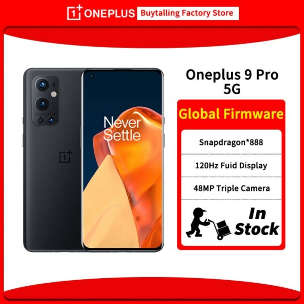 Global Rom OnePlus 9 Pro 5G Smartphone Snapdragon 888 120Hz Fluid Display 2.0 Hasselblad 50MP Ultra-Wide Oneplus 9pro Phone