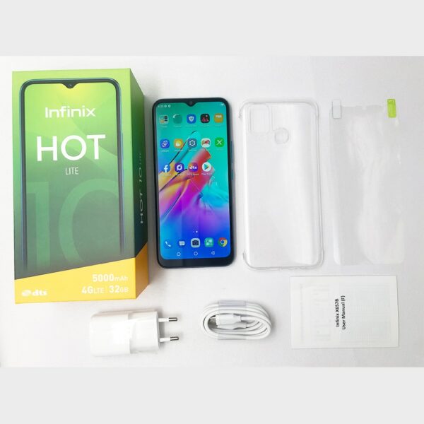 Global Version Infinix hot 10 Lite 2GB 32GB Mobile Phone 6.6''HD 1600*720P 5000mAh Battery 13MP Camera Helio A20 - Image 3