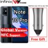 Global Version Infinix Note 10 Pro NFC Support 6.95'' Display Smartphone Helio G95 64MP Camera 33W Super Charge 5000 Battery