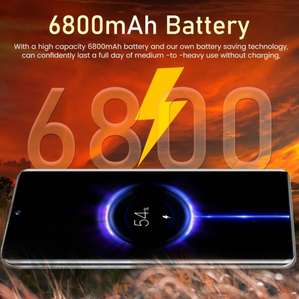 Global Version M11 Ultra 5G Snapdragon 888 7.3 Inch 16GB 1T Cellphone 6800mAh Mobile Phone Android 11 Unlock 4G LTE Smartphone - Image 4