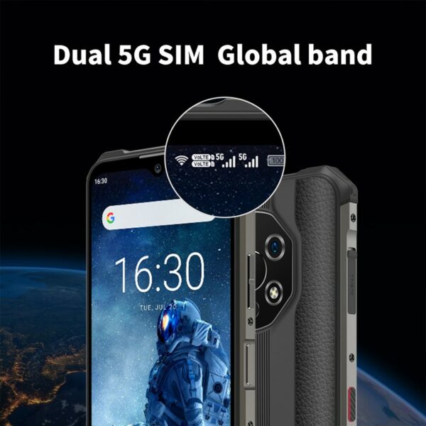 Global Version OUKITEL WP13 6.52‘’ Android 11 Smartphone 8GB 128GB Quad Core 720*1600 5280mAh 48MP Camera 5G Rugged NFC Phone - Image 4