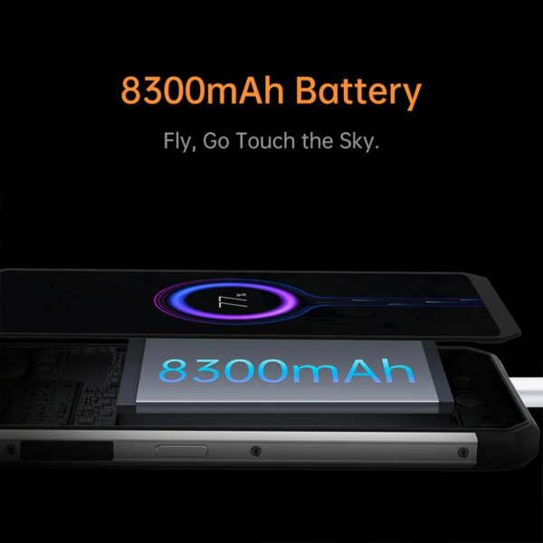 Global Version Oukitel WP17 Cell Phone 8300MAH 8GB+128GB 6.78“FHD+ Android 11 Mobile Phone 64M+16M NFCRugged Smartphone - Image 3