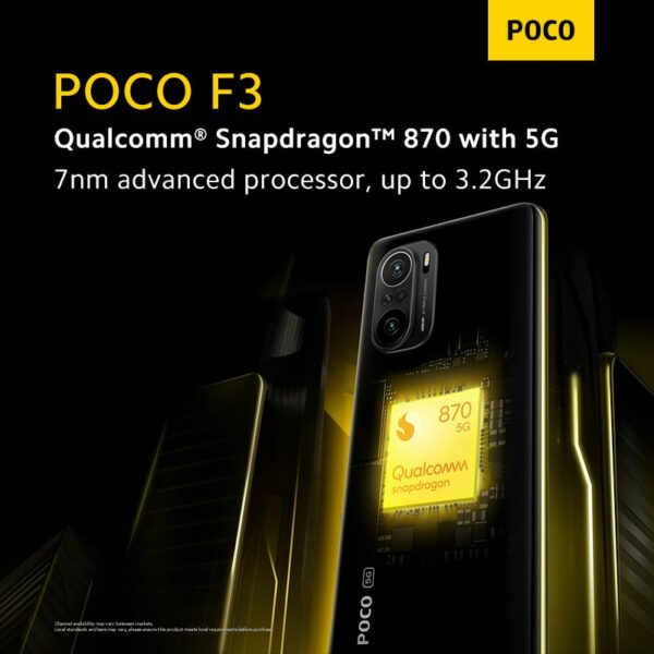 Global Version POCO F3 5G 6GB 128GB/8GB 256GB Smartphone Snapdragon 870 6.67" 120Hz AMOLED DotDisplay 4520mAh 33W Fast Charging - Image 4