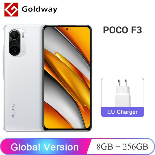 Global Version POCO F3 5G 8GB RAM 256GB ROM Smartphone Snapdragon 870 Octa Core 6.67"120Hz AMOLED DotDisplay 48MP Camera 33W