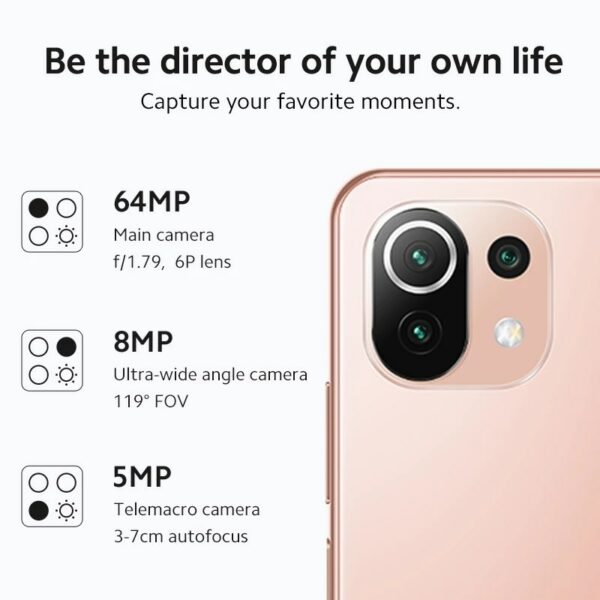 Global Version Xiaomi 11 Lite 5G NE 6GB/8GB 128GB/256GB NFC Smartphone Snapdragon 778G Octa Core 64MP Rear Camera 4250mAh - Image 3