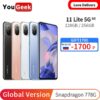 Global Version Xiaomi 11 Lite 5G NE Smartphone 128GB/256GB Snapdragon 778G Octa Core 90Hz 6.55'' AMOLED 64MP 33W Fast Charge
