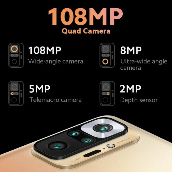 Global Version Xiaomi Redmi Note 10 Pro 64GB/128GB Snapdragon 732 AMOLED Screen 33W Fast Charge 5020mAh 108MP Quad Camera - Image 3