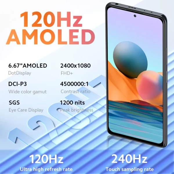 Global Version Xiaomi Redmi Note 10 Pro 64GB/128GB Snapdragon 732 AMOLED Screen 33W Fast Charge 5020mAh 108MP Quad Camera - Image 4