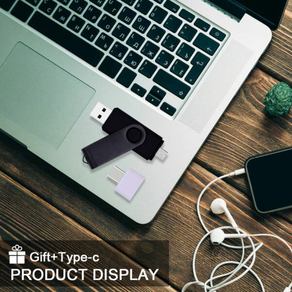 High Speed Pendrives OTG USB 2.0 PC&Smartphone Flash Drive 8GB 16GB 32GB 64GB Metal Customize LOGO Memory Stick(10pcs Free Logo) - Image 5