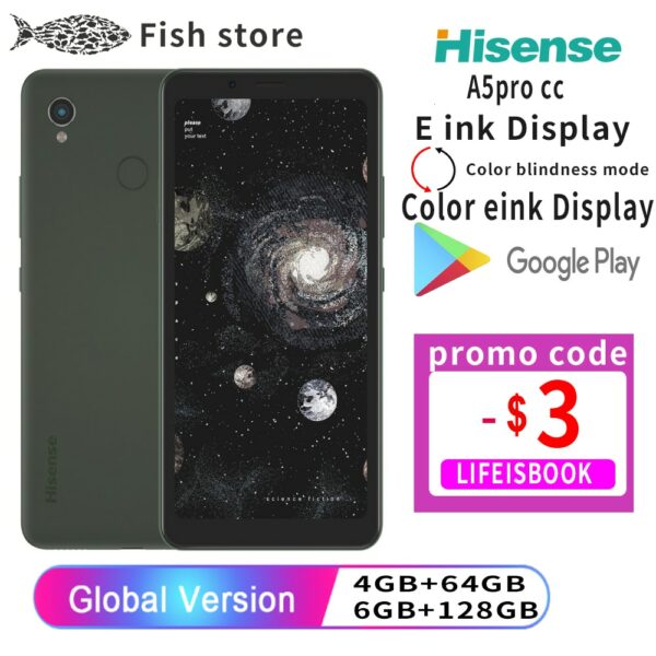 Hisense A5 A5PRO CC Snapdragon 439 Android 9.0 Smart Phone Google Play 5.84" Ink For Travel 4GB 6GB 64GB 128GB 636 FULL Screen