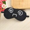 Hot 1 Pcs Sleeping Eye Mask Black Eye Shade Sleep Mask Black Mask Bandage on Eyes for Sleeping Emotion Sleep Mask - Image 5