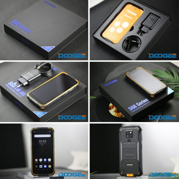 IP68 Waterproof DOOGEE S68 Pro Rugged Phone Wireless Charge NFC 6300mAh 12V2A Charge 5.9 inch FHD+ Helio P70 Octa Core 6GB 128GB - Image 5