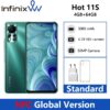 Infinix HOT 11S NFC Global Version 4GB 64GB 6.78" FHD Punching Display Smartphone Helio G88 5000mAh Battery 50MP AI Rear Camera