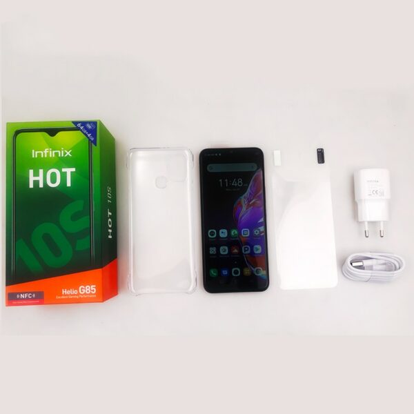 Infinix Hot 10S Global Version NFC Support 4GB 64GB 6.82'' Display Smartphone 5000mAh Battery Helio G85 48MP Triple Rear Camera - Image 6