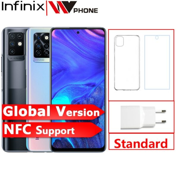 Infinix Note 10 Pro Global Version NFC Support 6.95'' Display Smartphone 33W Super Charge 5000 Battery Helio G95 64MP Camera