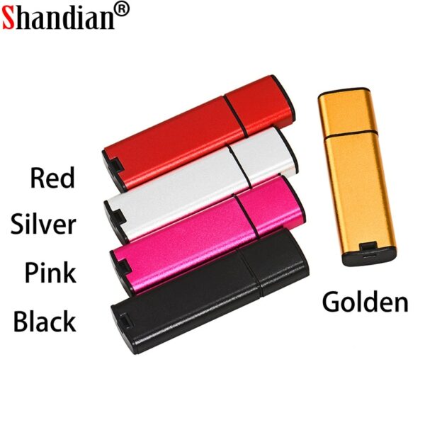 JASTER Matte USB flash drive Golden Pendrive 64GB 32GB 16GB 4GB Plastic disk Pink Mini Memory stick gadget photography gift - Image 3