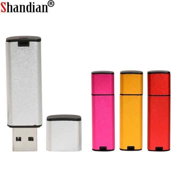 JASTER Matte USB flash drive Golden Pendrive 64GB 32GB 16GB 4GB Plastic disk Pink Mini Memory stick gadget photography gift