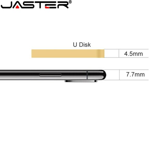 JASTER Mini Metal USB Stick Silver TYPE-C USB flash drives Black Pen Drive 128GB waterproof Memory device Pendrive for phone 64G - Image 2