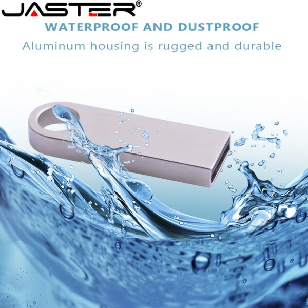 JASTER Mini Metal USB Stick Silver TYPE-C USB flash drives Black Pen Drive 128GB waterproof Memory device Pendrive for phone 64G - Image 4