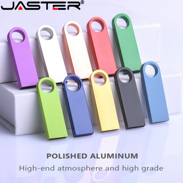 JASTER Mini Metal USB Stick Silver TYPE-C USB flash drives Black Pen Drive 128GB waterproof Memory device Pendrive for phone 64G - Image 6