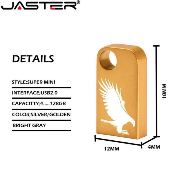 JASTER Mini pen drive 64gb 32 gb USB 2.0 flash drive pendrive USB stick 16gb 8gb memory stick real capacity usb 2.0 flash stick - Image 4