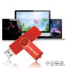 JASTER OTG USB 2.0 flash drive rotating pen drive 4GB 8GB 16GB 32GB 64GB 128GB U disk gift for micro usb & USB 2.0 - Image 5
