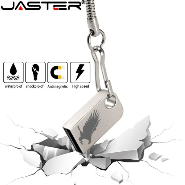 Jaster Universal USB 2.0 Mini Metal Left Circle M090 Micro Flash Drive Small Gift 04GB 08GB 16GB 32GB 64GB 1 PCS Free Custom LOG - Image 6