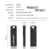 Keychain Metal Black USB 2.0 Flash Drive 4GB 8GB 16GB 32GB 64GB 128GB Real Capacity Pen Drives Portable Memory Stick Custom LOGO - Image 4