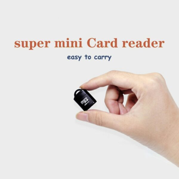 Mini USB 2.0 SD/TF Card Reader For Laptop/PC, Fast Transmission memory card reader, Support USB Devices Portable Card Reader - Image 3