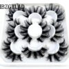New 5Pairs 25mm 3D Mink Lashes Bulk Faux with Custom Box Wispy Natural Mink Lashes Pack Short Wholesales Natural False Eyelashes - Image 2