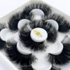 New 5Pairs 25mm 3D Mink Lashes Bulk Faux with Custom Box Wispy Natural Mink Lashes Pack Short Wholesales Natural False Eyelashes