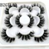 New 5Pairs 25mm 3D Mink Lashes Bulk Faux with Custom Box Wispy Natural Mink Lashes Pack Short Wholesales Natural False Eyelashes - Image 4