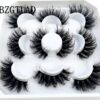New 5Pairs 25mm 3D Mink Lashes Bulk Faux with Custom Box Wispy Natural Mink Lashes Pack Short Wholesales Natural False Eyelashes - Image 6